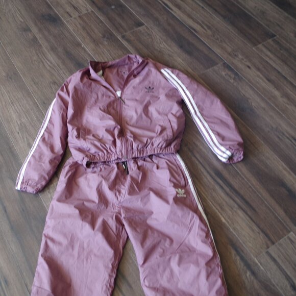 Ladies Adidas Mauve Color Track Suite - Picture 1 of 7